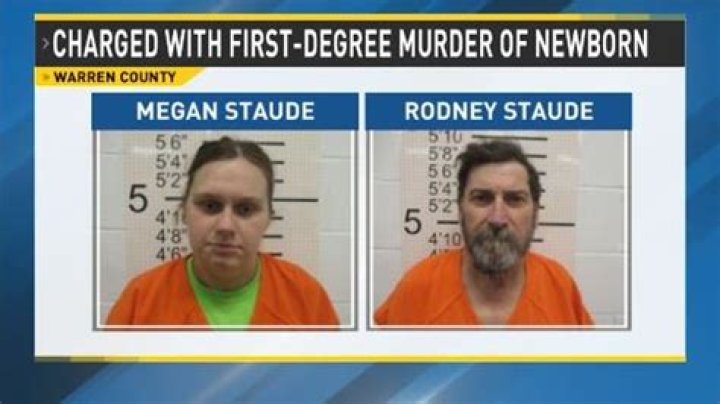 
Megan and Rodney Staude: Iowa woman and her father charged with murder after her newborn son found dead 