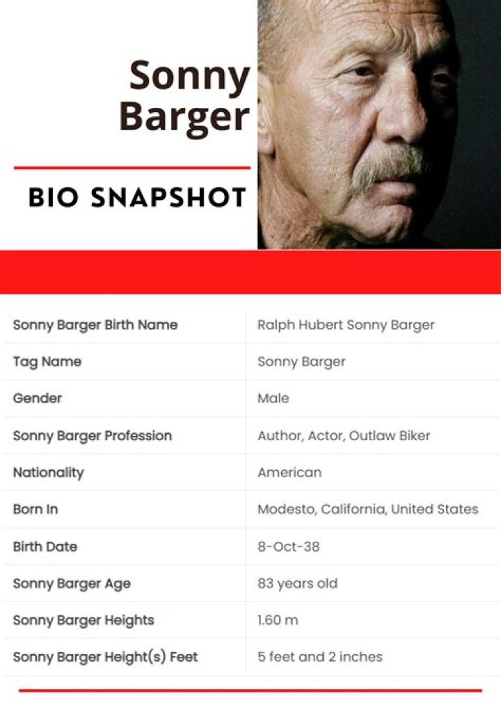 Sonny Barger Net Worth, Age, Birthday, Wikipedia, Who, Nationality, Biography